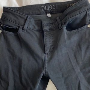 DL1961 black skinny jeans